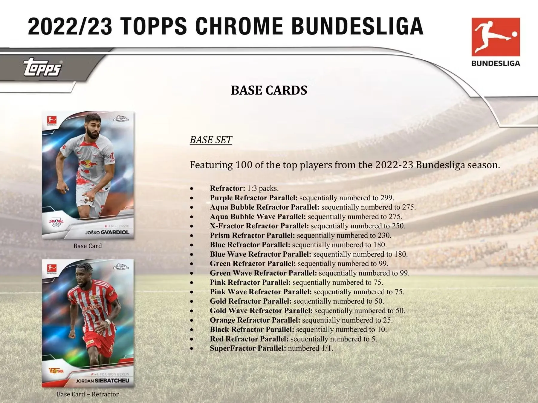 2022-23 Topps Chrome Bundesliga Soccer Hobby Box