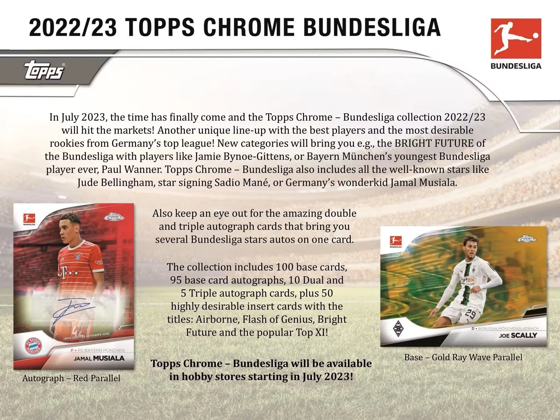 2022-23 Topps Chrome Bundesliga Soccer Hobby Box