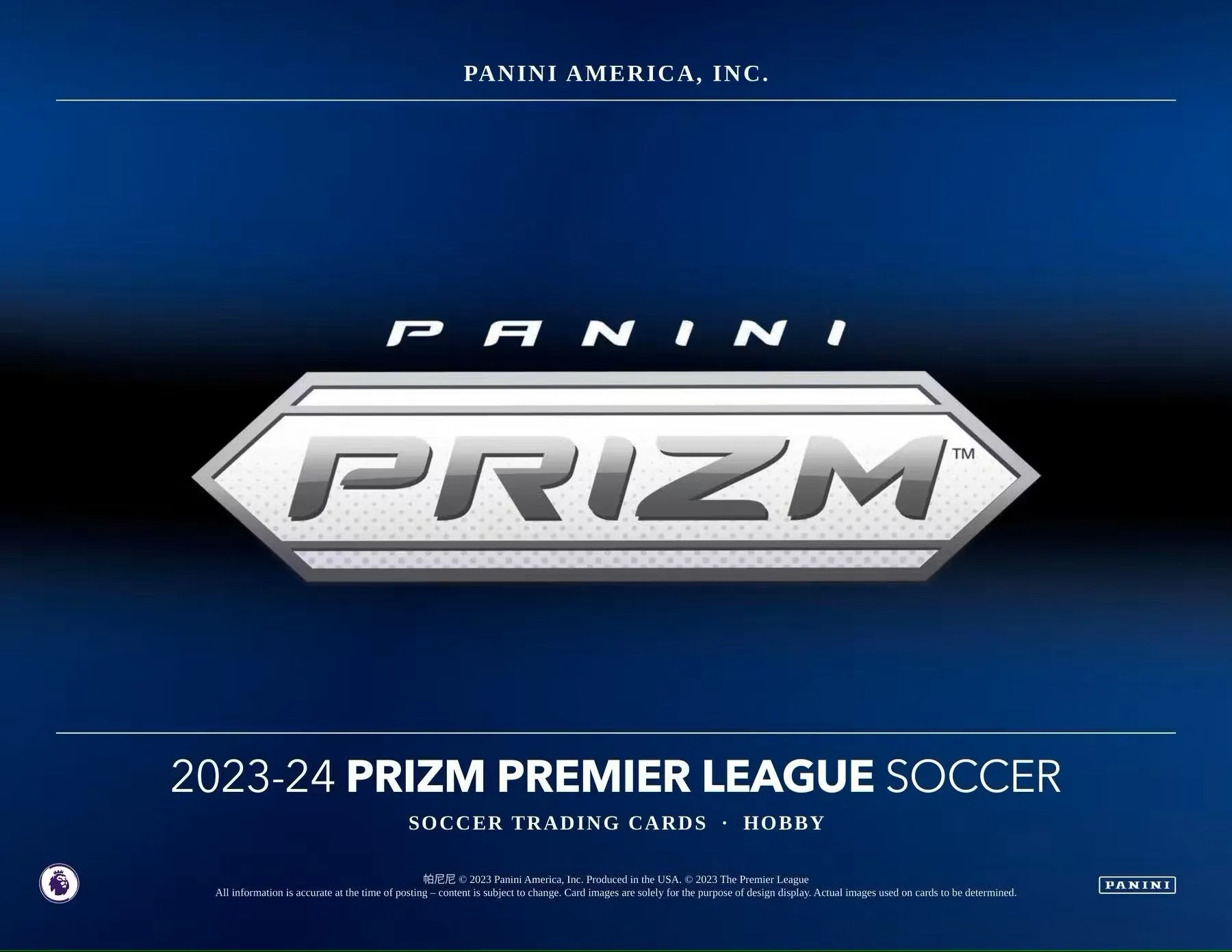 2023-24 Panini Prizm Premier League EPL Soccer Hobby Box