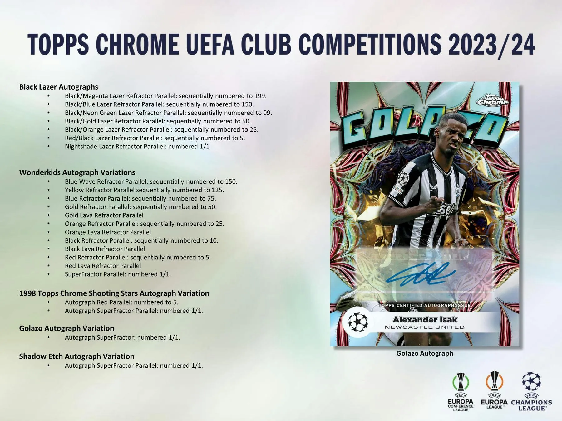 2023-24 Topps Chrome UEFA Club Competitions Soccer 7-Pack Blaster Box