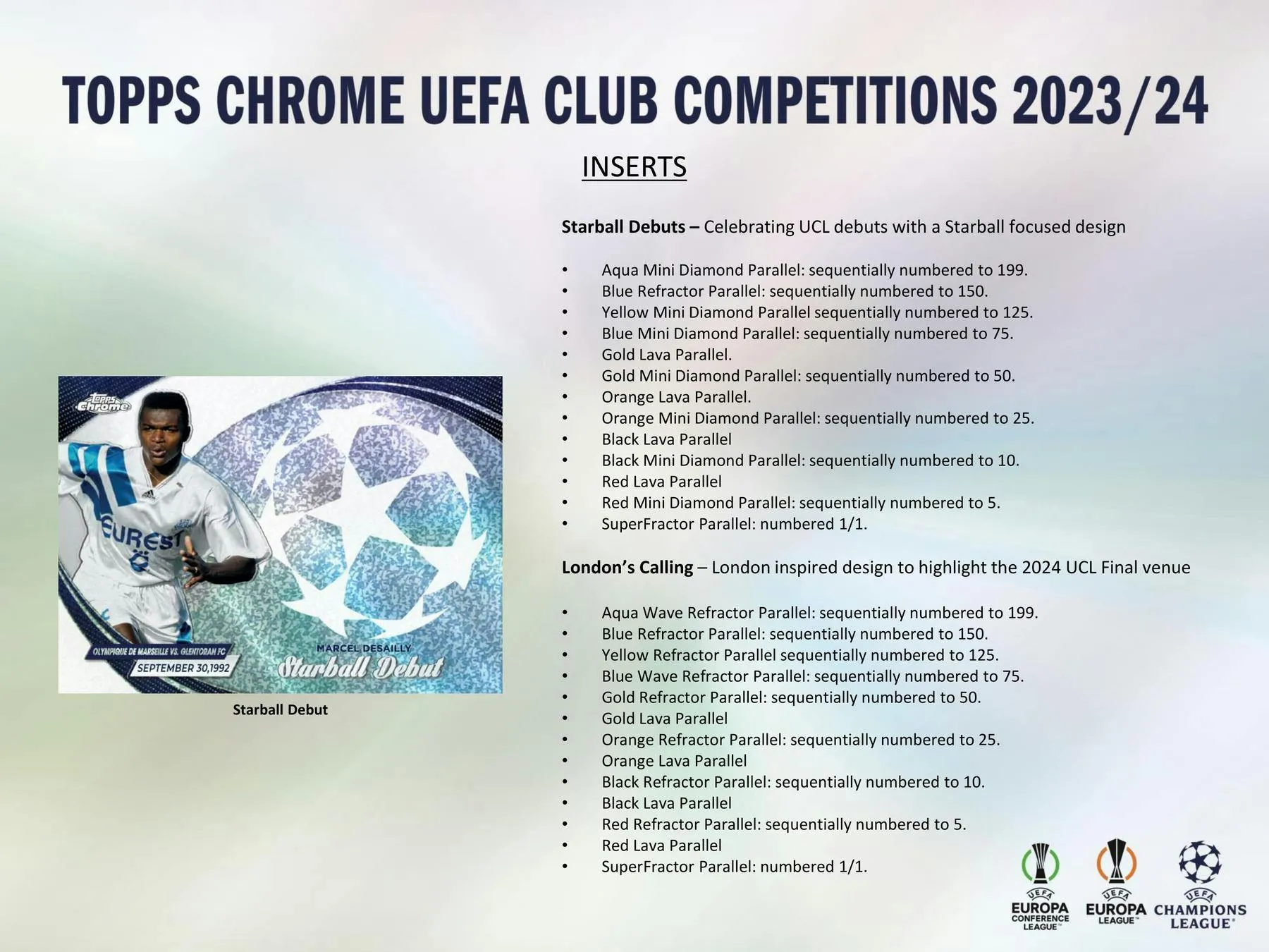 2023-24 Topps Chrome UEFA Club Competitions Soccer 7-Pack Blaster Box