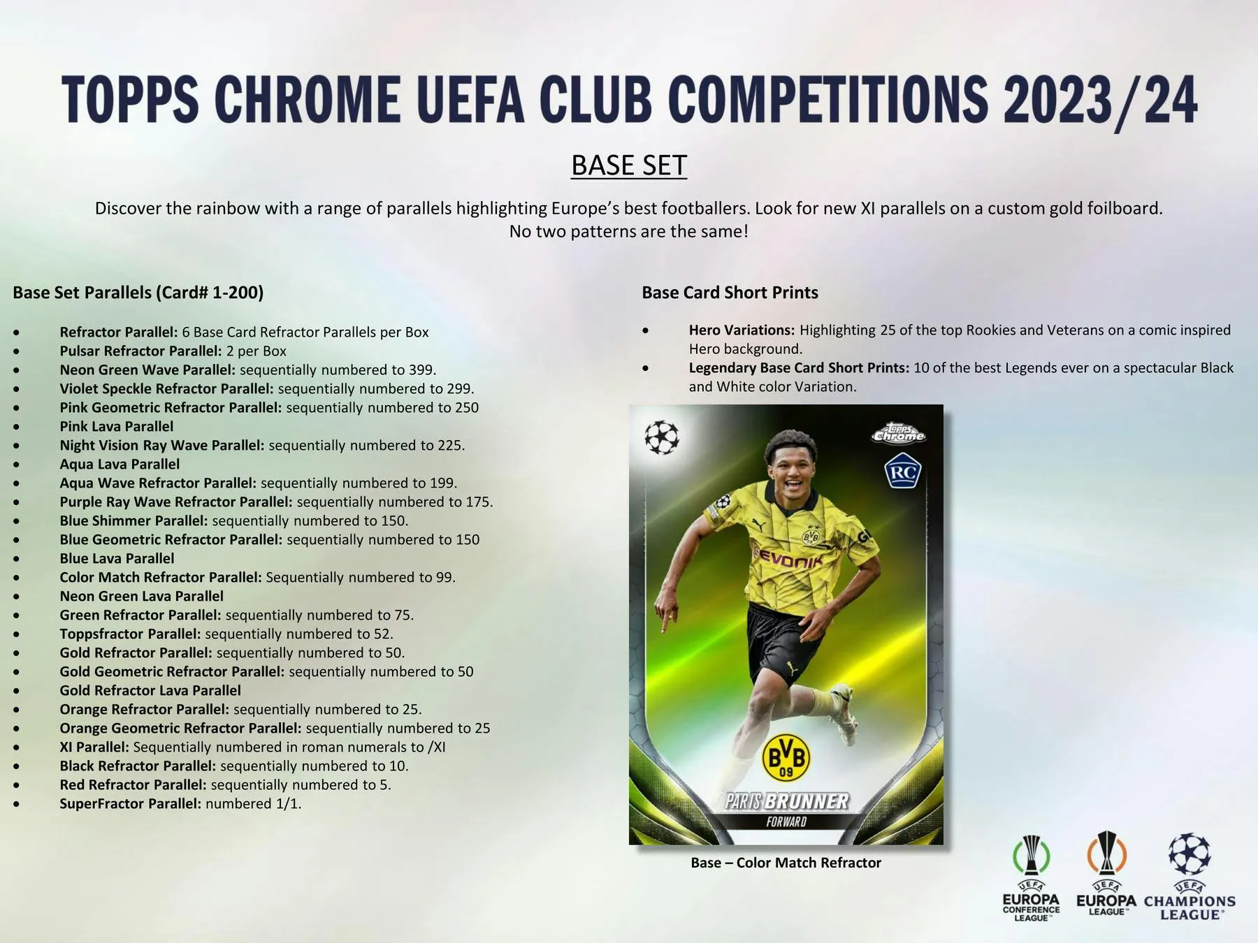 2023-24 Topps Chrome UEFA Club Competitions Soccer 7-Pack Blaster Box