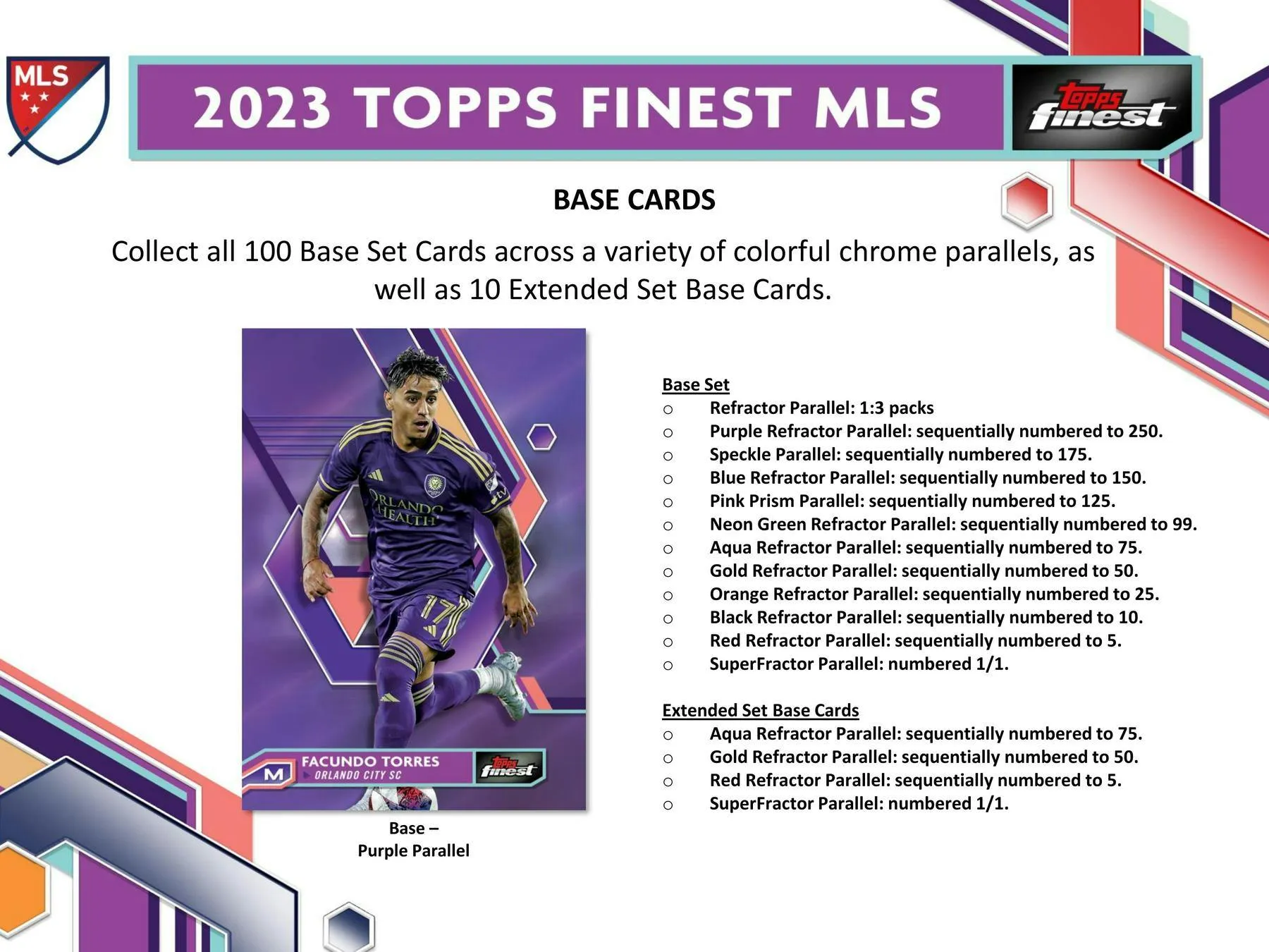 2023 Topps MLS Major League Soccer Finest Soccer Hobby Box