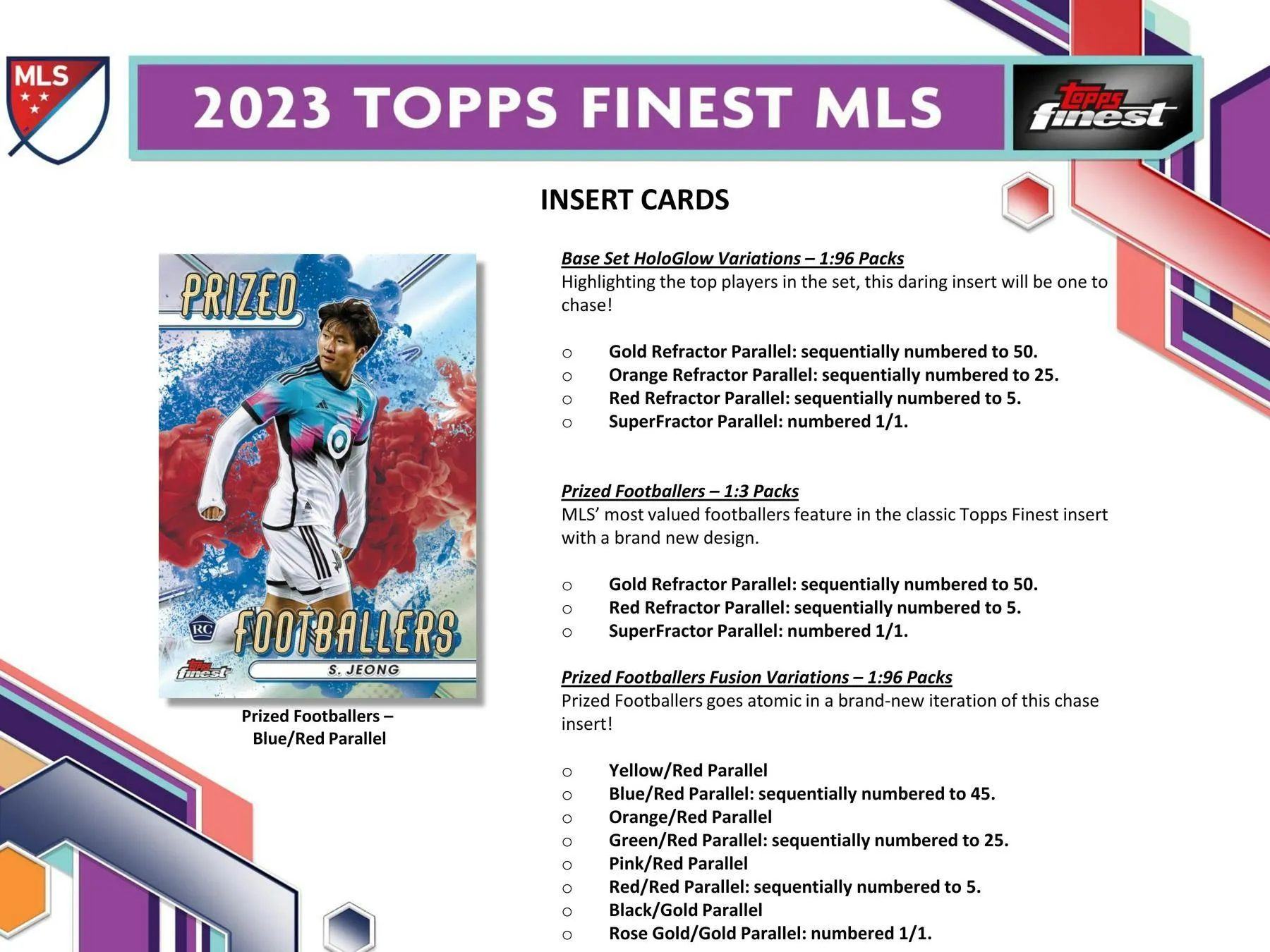 2023 Topps MLS Major League Soccer Finest Soccer Hobby Box