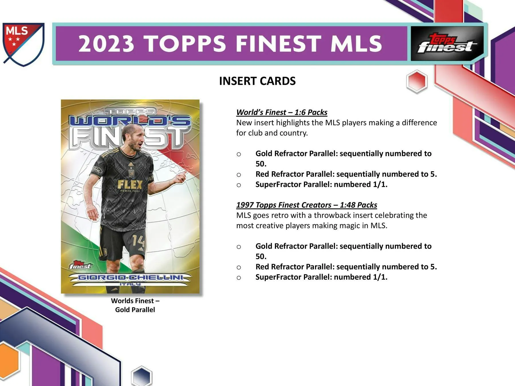 2023 Topps MLS Major League Soccer Finest Soccer Hobby Box