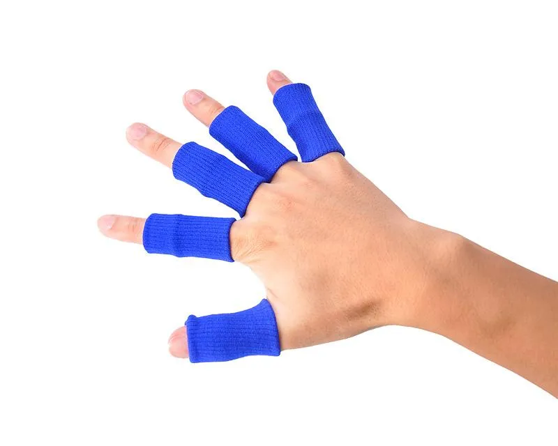 5 Pcs Professional Basketball Finger Sleeve Support Protector