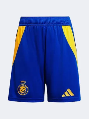 Adidas Al Nassr Fc 24 Home Men Football Short Blue/Yellow