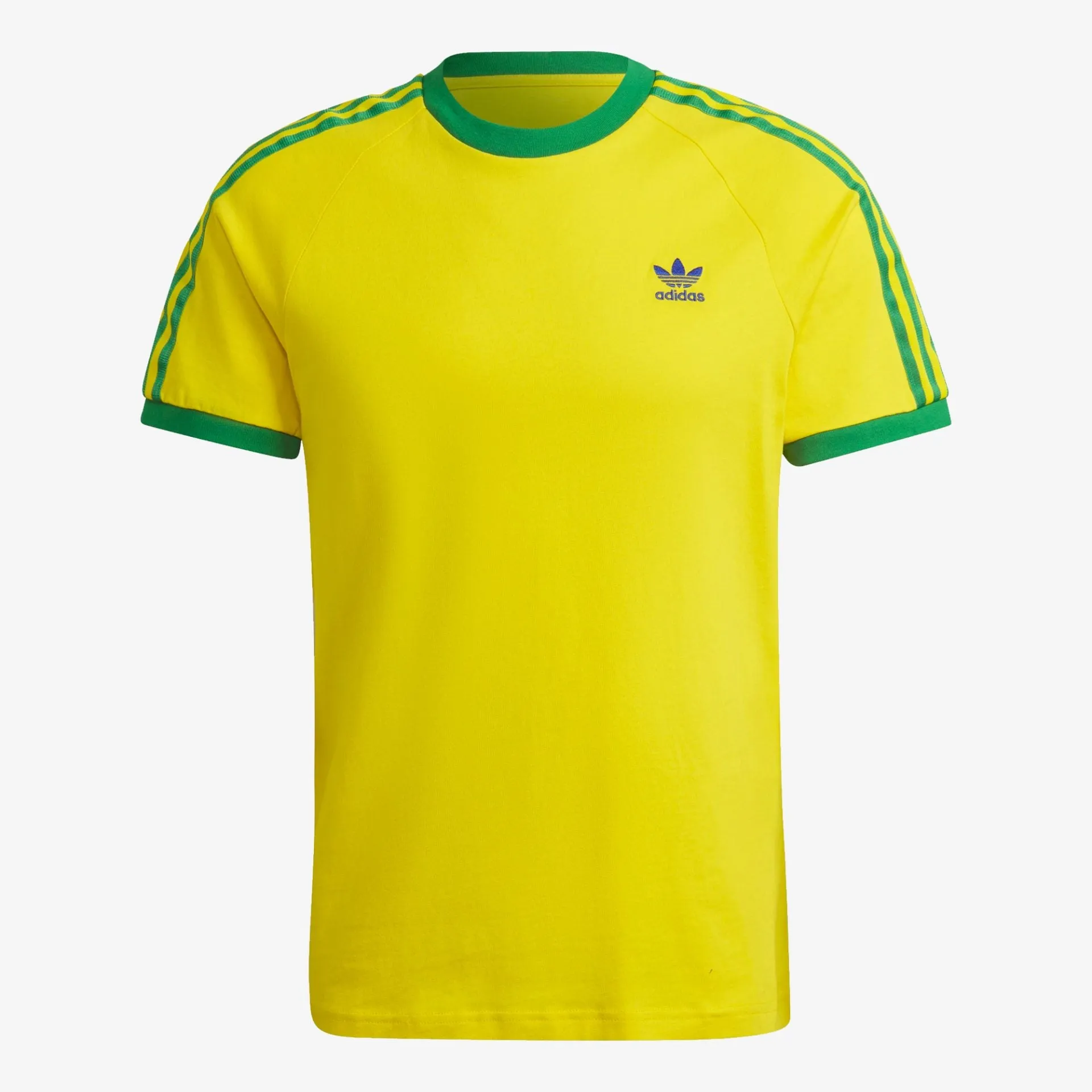 Adidas Originals | 3-STRIPES TEE  { YELLOW/GREEN