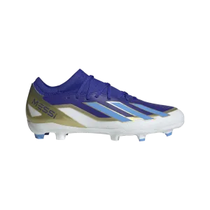 adidas X Crazyfast League Firm Ground Messi Adult Soccer Shoes ID0712 Lucid Blue/Blue Burst/Cloud White