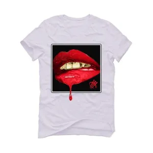 Air Jordan retro 11 high bred 2019 White T-Shirt (lipstick)