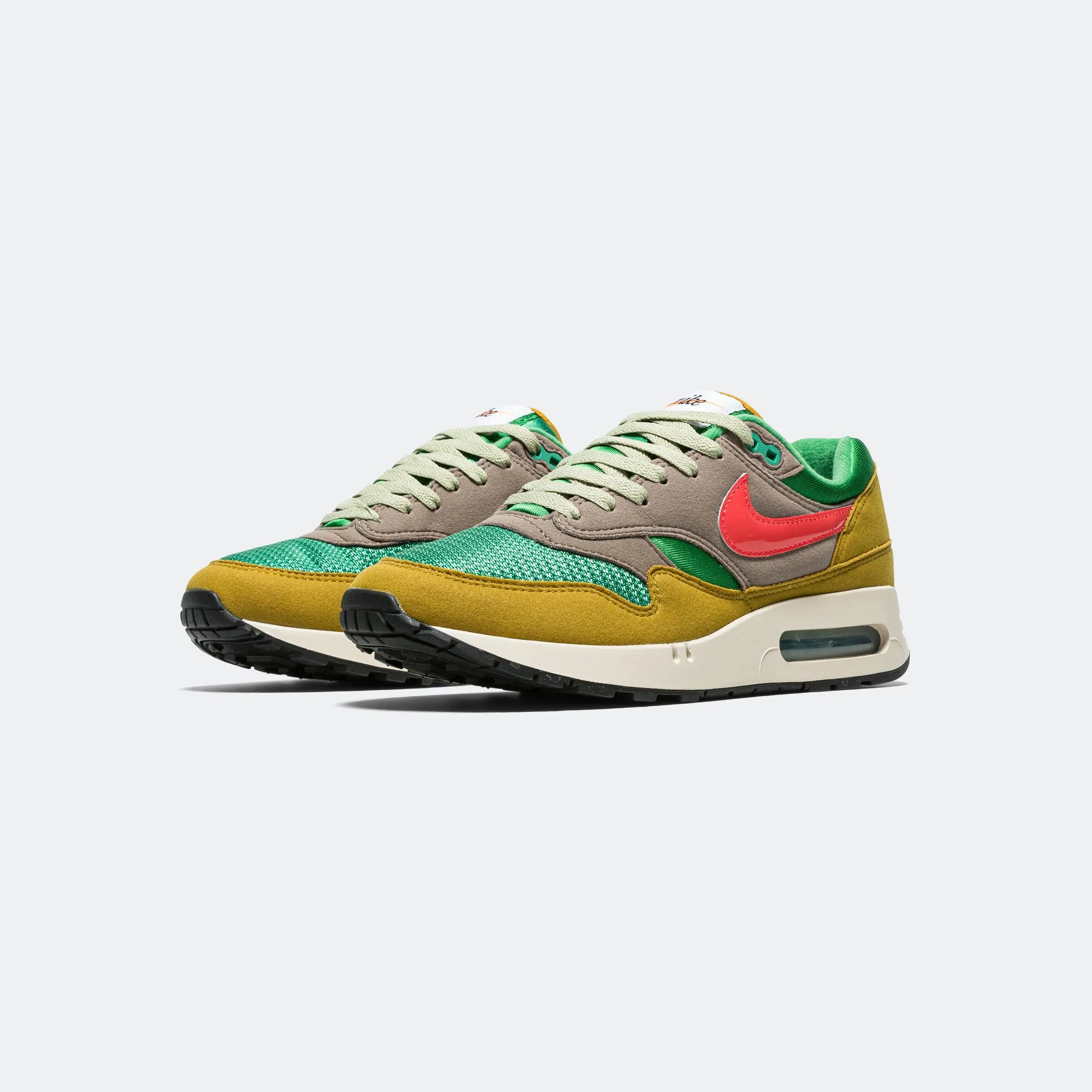 Air Max 1 '86 PRM 'Powerwall' - Classic Green/Ember Glow-Olive Grey