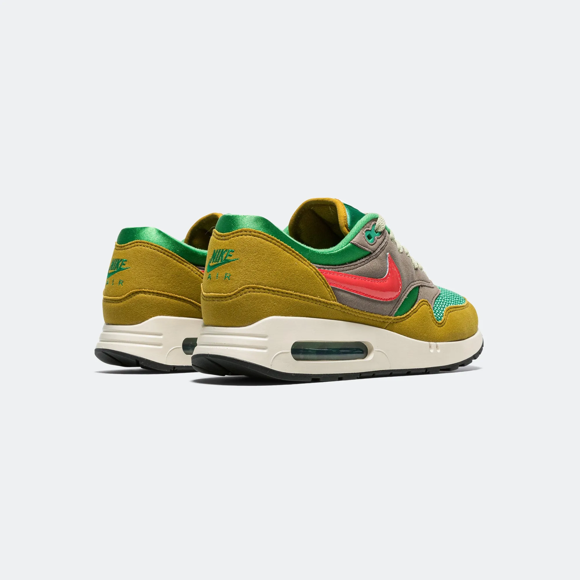 Air Max 1 '86 PRM 'Powerwall' - Classic Green/Ember Glow-Olive Grey