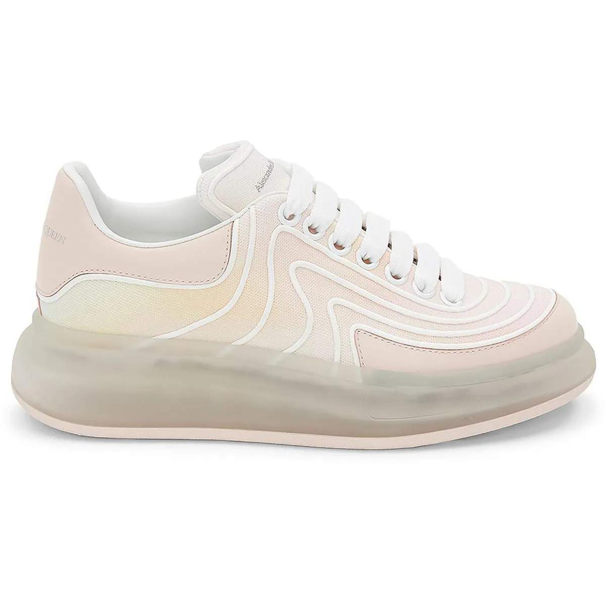 Alexander McQueen Womens Leather Casual Casual and Fashion Sneakers