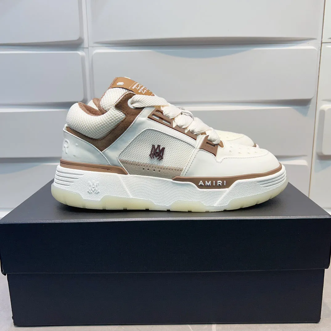 AMR MA-1 Brown and White Sneakers-137