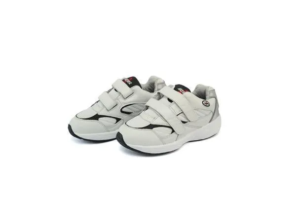 Answer2 554-3V White/Navy - Men's Athletic Walking Shoes with Staps