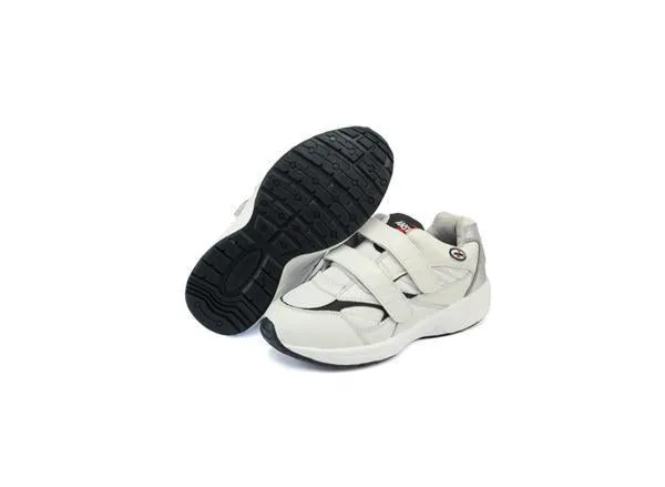 Answer2 554-3V White/Navy - Men's Athletic Walking Shoes with Staps