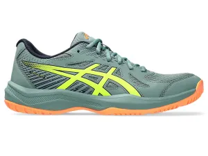 Asics Upcourt 6 Badminton Shoes | Celadon/Safety Yellow