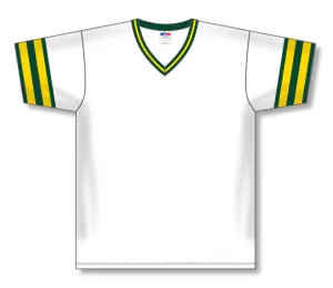 Athletic Knit (AK) Custom ZBA11-OAK6048 Oakland A's White Sublimated Baseball Jersey