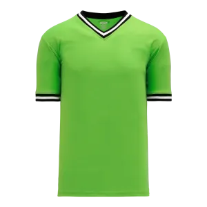 Athletic Knit (AK) S1333A-107 Adult Lime Green/Black/White Soccer Jersey