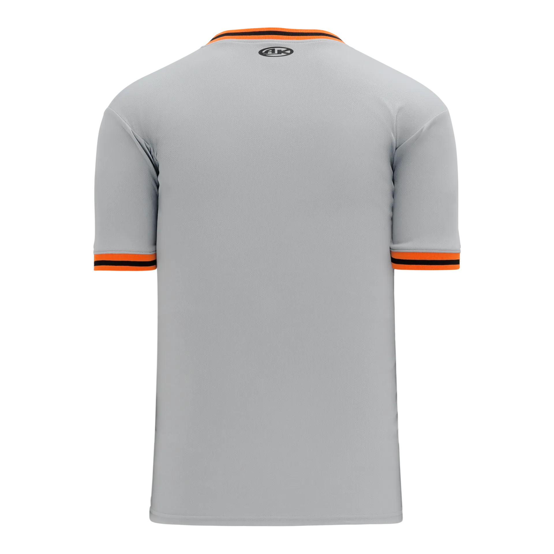 Athletic Knit (AK) S1333A-111 Adult Grey/Orange/Black Soccer Jersey