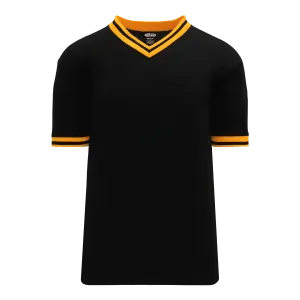 Athletic Knit (AK) S1333A-212 Adult Black/Gold Soccer Jersey