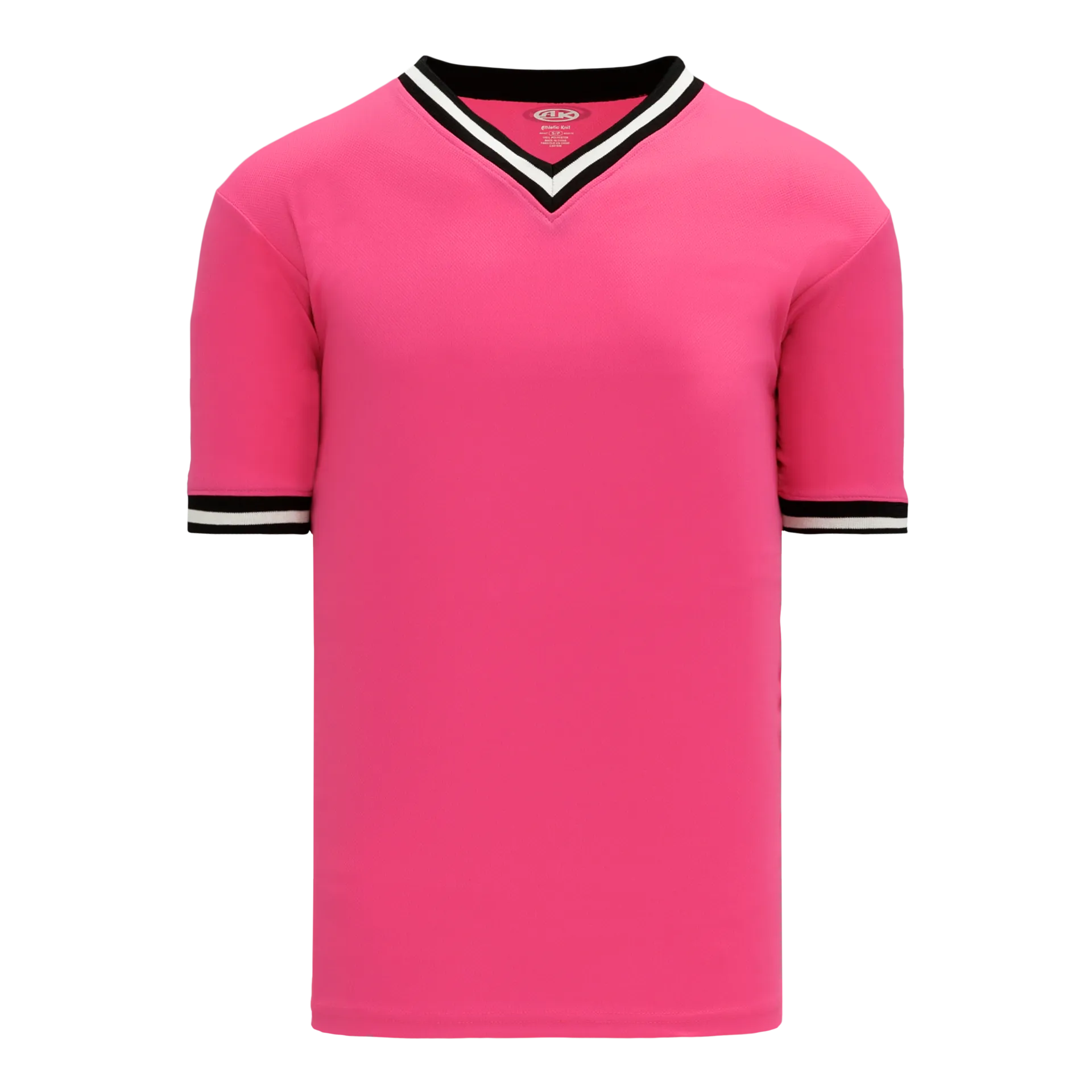 Athletic Knit (AK) S1333A-272 Adult Pink/Black/White Soccer Jersey