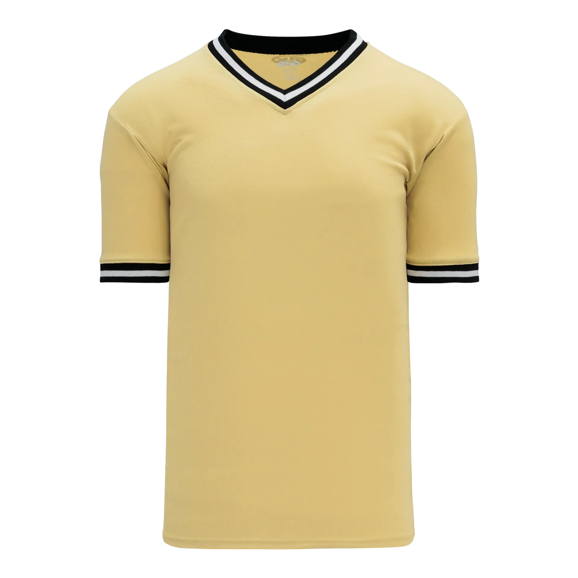 Athletic Knit (AK) S1333A-281 Adult Vegas Gold/Black/White Soccer Jersey