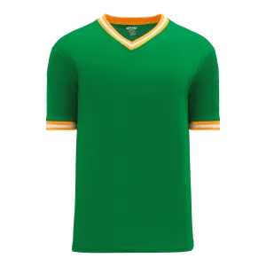 Athletic Knit (AK) S1333A-334 Adult Kelly Green/Gold/White Soccer Jersey