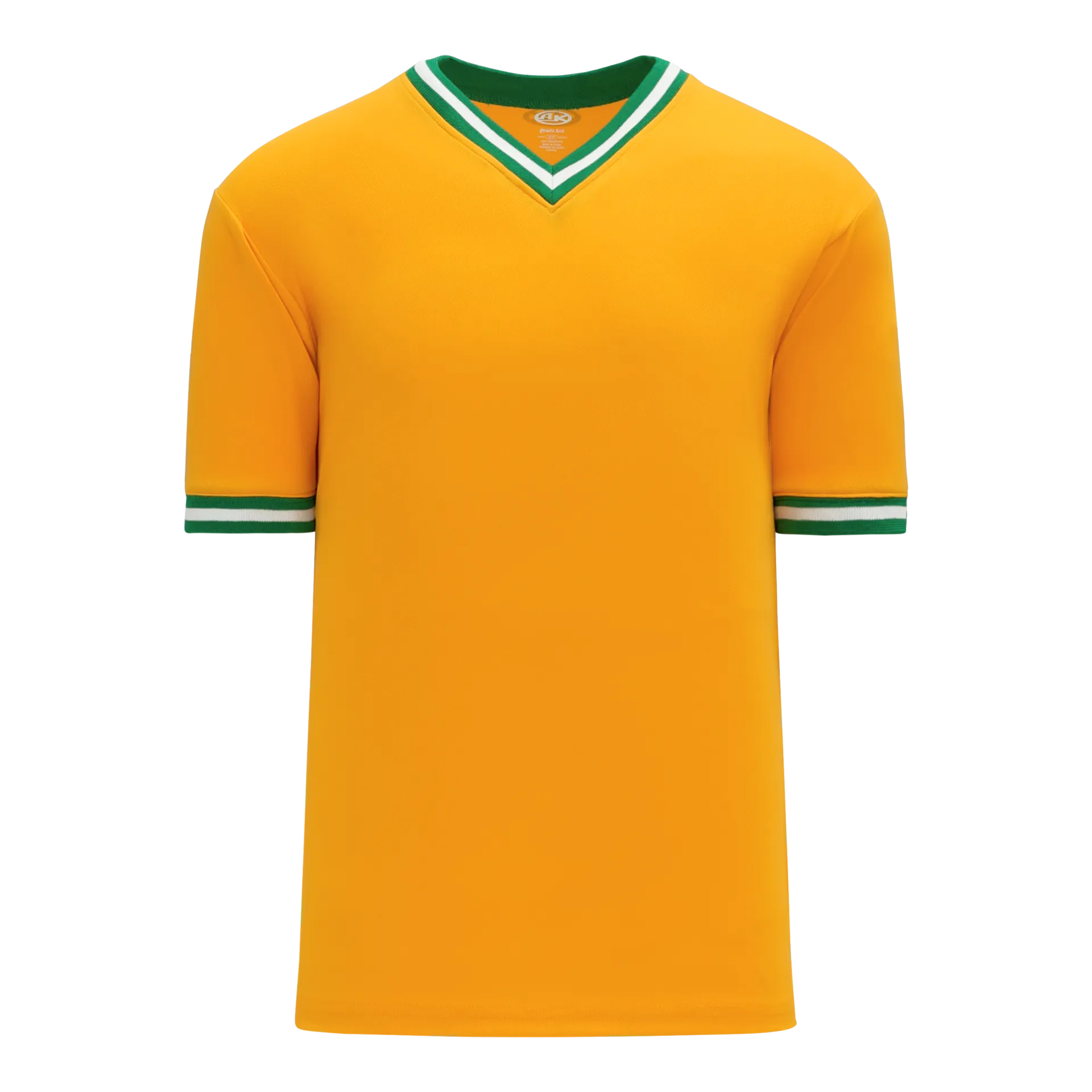 Athletic Knit (AK) S1333A-429 Adult Gold/Kelly Green/White Soccer Jersey