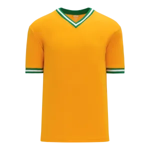 Athletic Knit (AK) S1333A-429 Adult Gold/Kelly Green/White Soccer Jersey