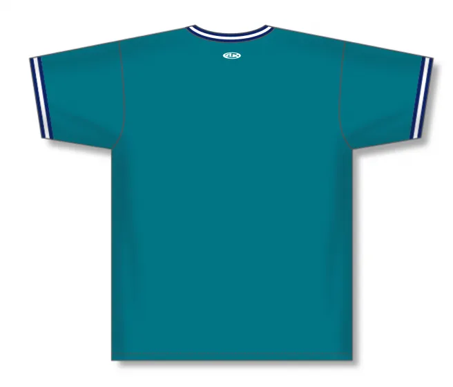 Athletic Knit (AK) S1333A-456 Adult Pacific Teal/Navy/White Soccer Jersey