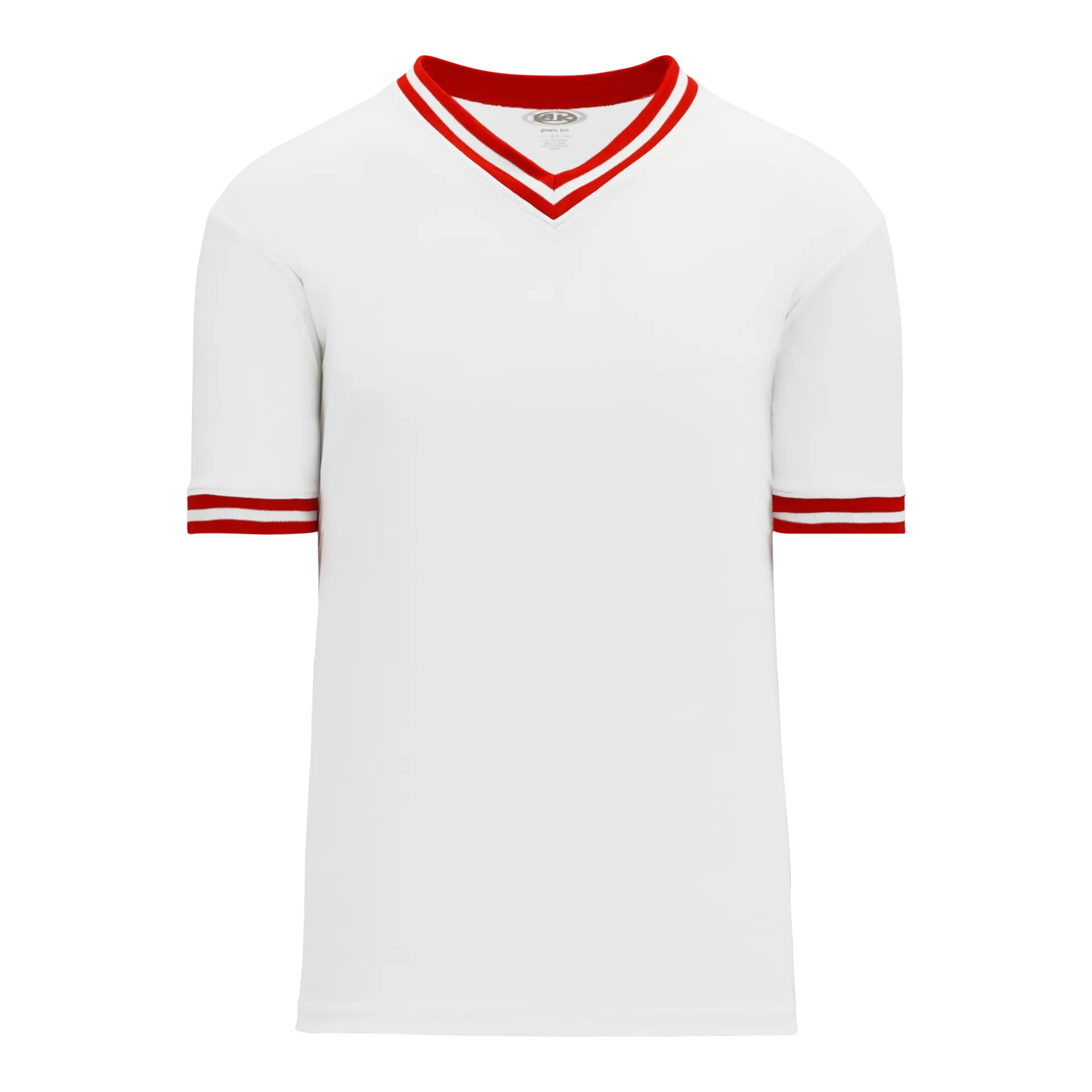 Athletic Knit (AK) S1333Y-209 Youth White/Red Soccer Jersey