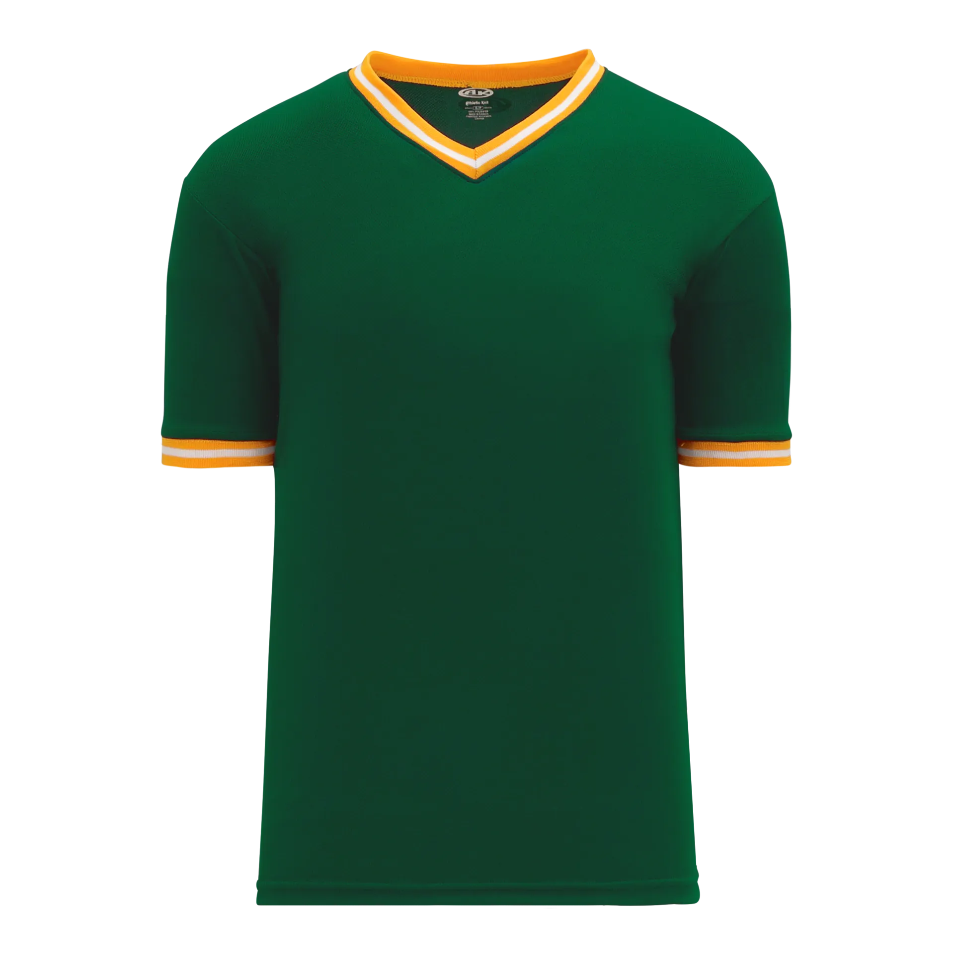 Athletic Knit (AK) S1333Y-439 Youth Dark Green/Gold/White Soccer Jersey