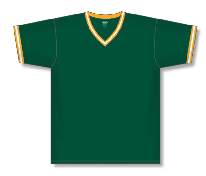 Athletic Knit (AK) S1333Y-439 Youth Dark Green/Gold/White Soccer Jersey