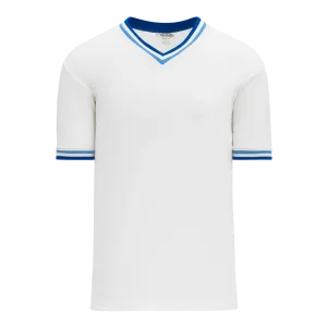 Athletic Knit (AK) S1333Y-462 Youth White/Sky Blue/Royal Blue Soccer Jersey