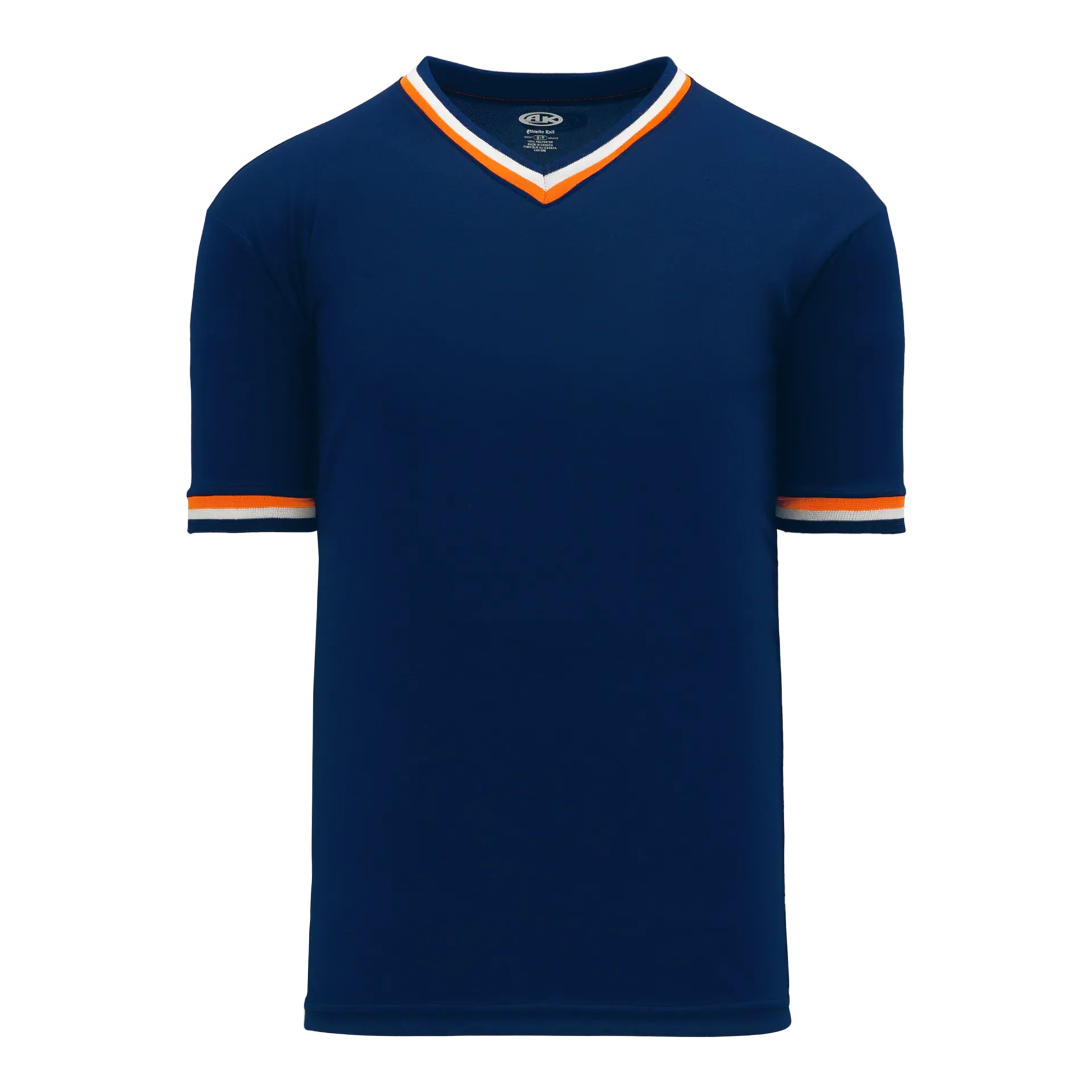 Athletic Knit (AK) S1333Y-465 Youth Navy/Orange/White Soccer Jersey