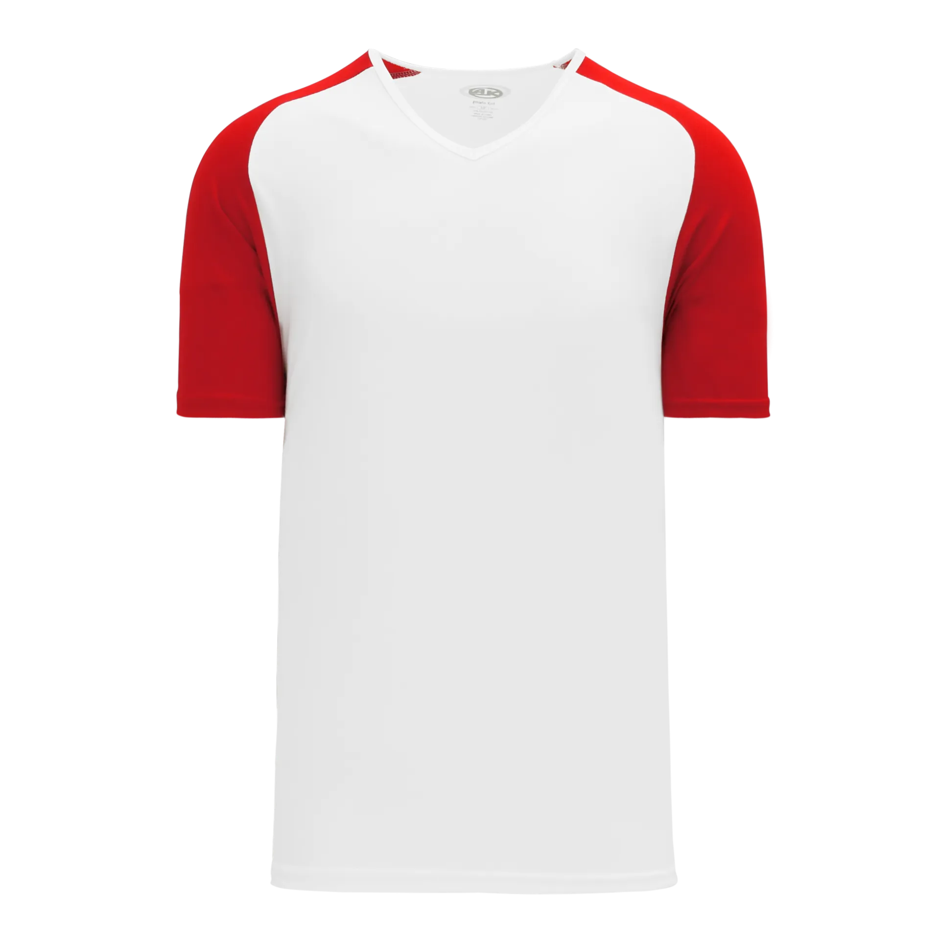 Athletic Knit (AK) S1375L-209 Ladies White/Red Soccer Jersey