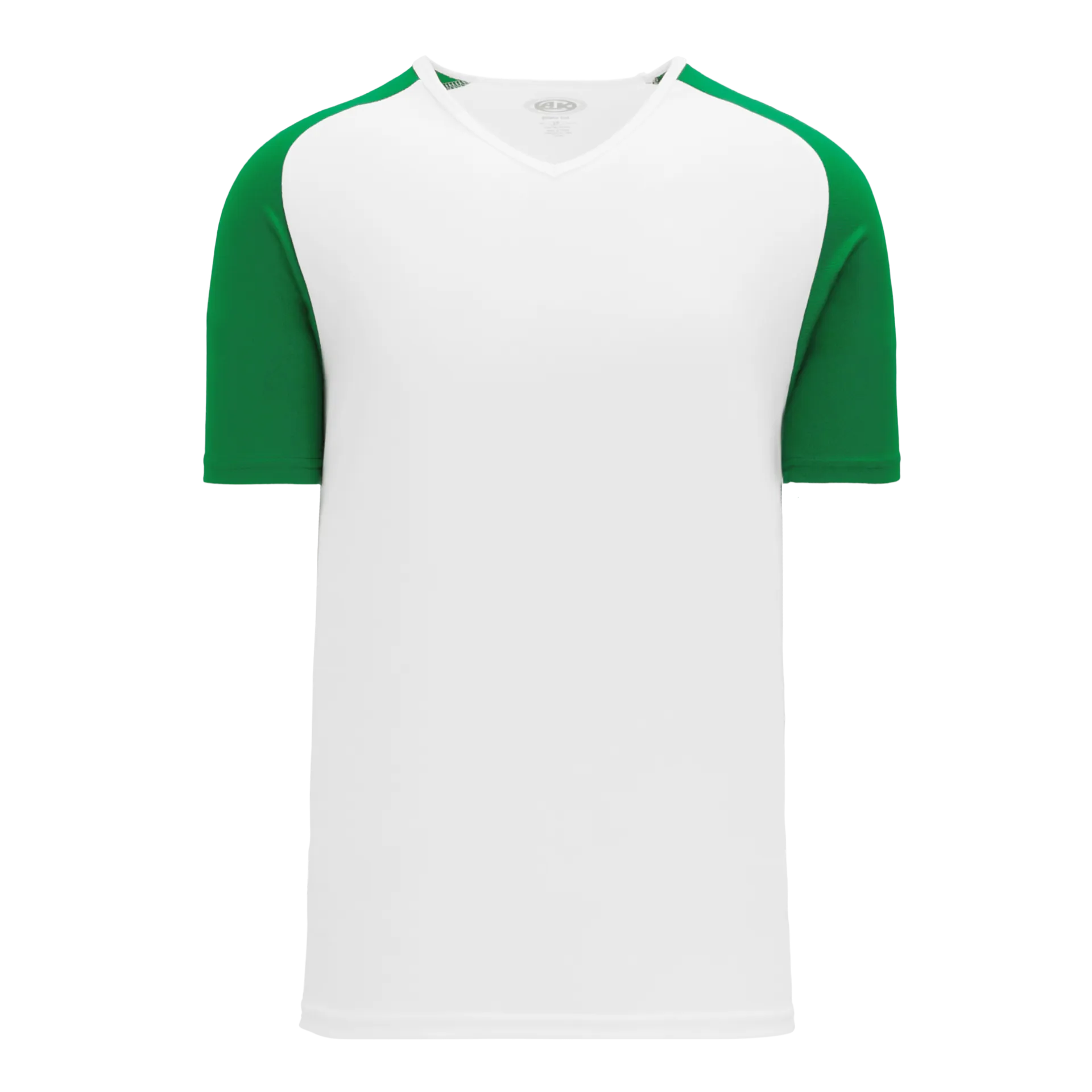 Athletic Knit (AK) S1375L-211 Ladies White/Kelly Green Soccer Jersey