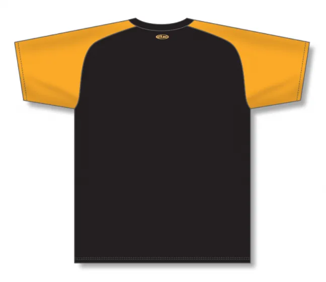 Athletic Knit (AK) S1375L-212 Ladies Black/Gold Soccer Jersey