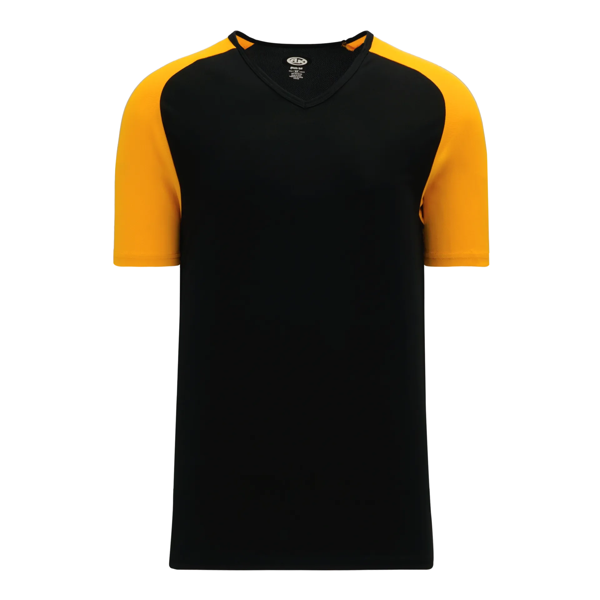 Athletic Knit (AK) S1375L-212 Ladies Black/Gold Soccer Jersey