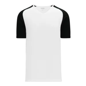 Athletic Knit (AK) S1375L-222 Ladies White/Black Soccer Jersey