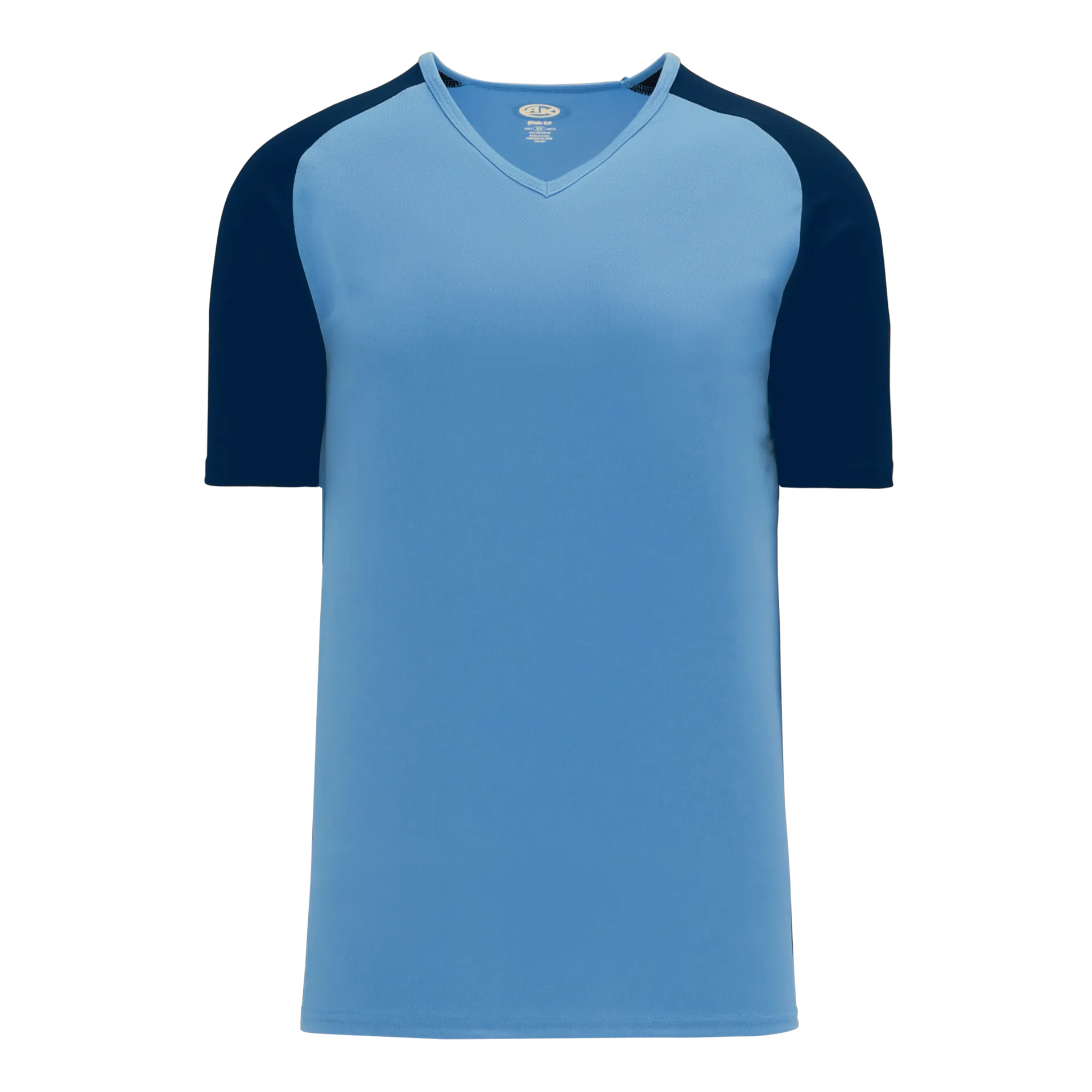 Athletic Knit (AK) S1375L-232 Ladies Sky Blue/Navy Soccer Jersey