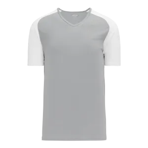 Athletic Knit (AK) S1375L-245 Ladies Grey/White Soccer Jersey