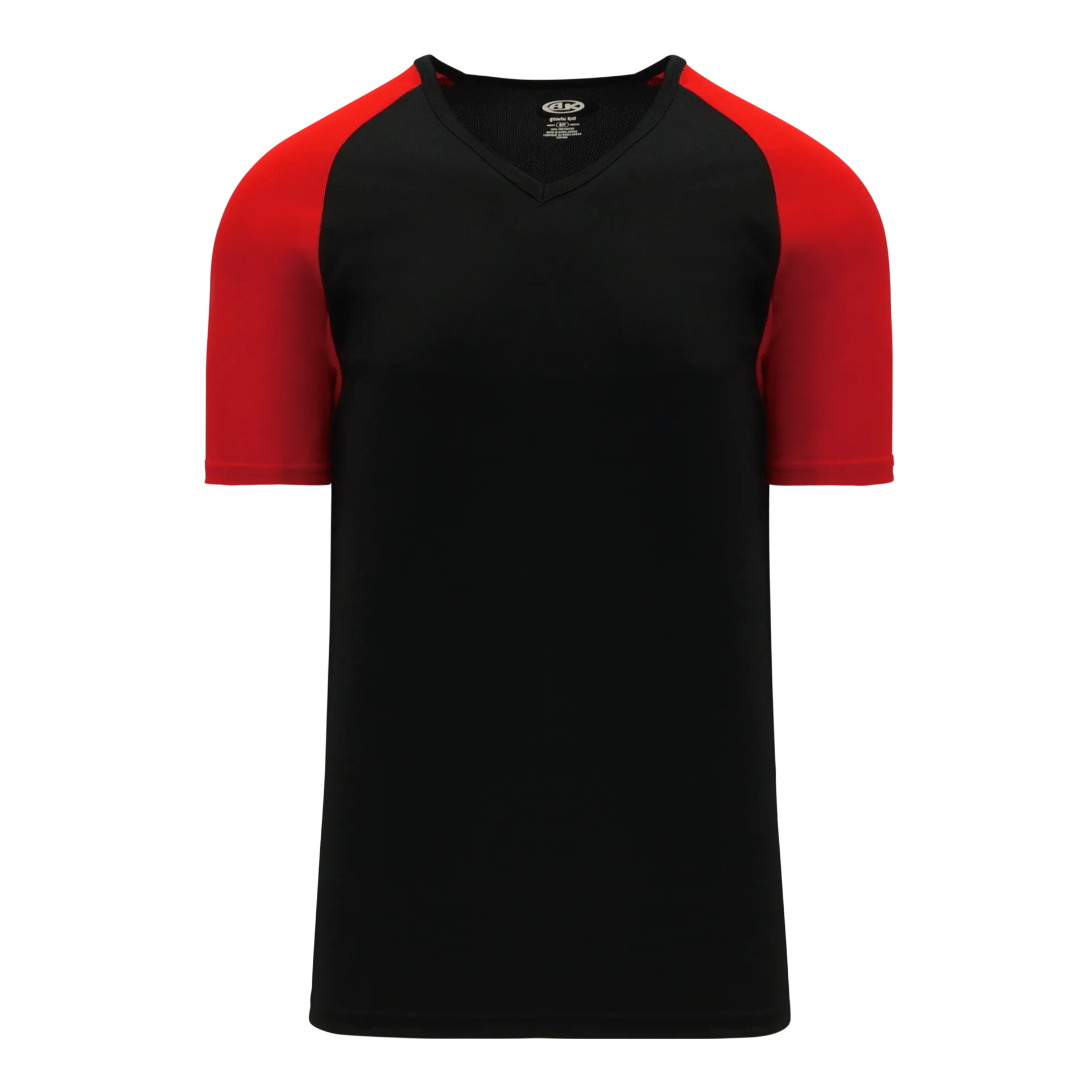 Athletic Knit (AK) S1375L-249 Ladies Black/Red Soccer Jersey