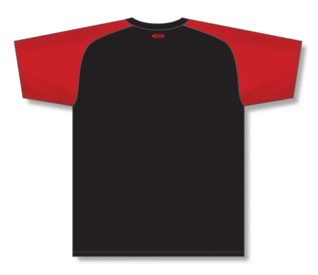 Athletic Knit (AK) S1375L-249 Ladies Black/Red Soccer Jersey