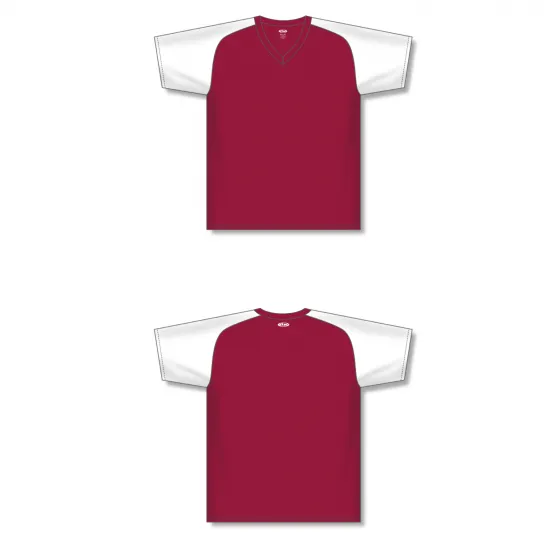 Athletic Knit (AK) S1375L-250 Ladies AV Red/White Soccer Jersey