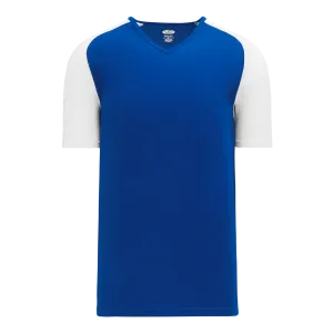 Athletic Knit (AK) S1375M-206 Mens Royal Blue/White Soccer Jersey