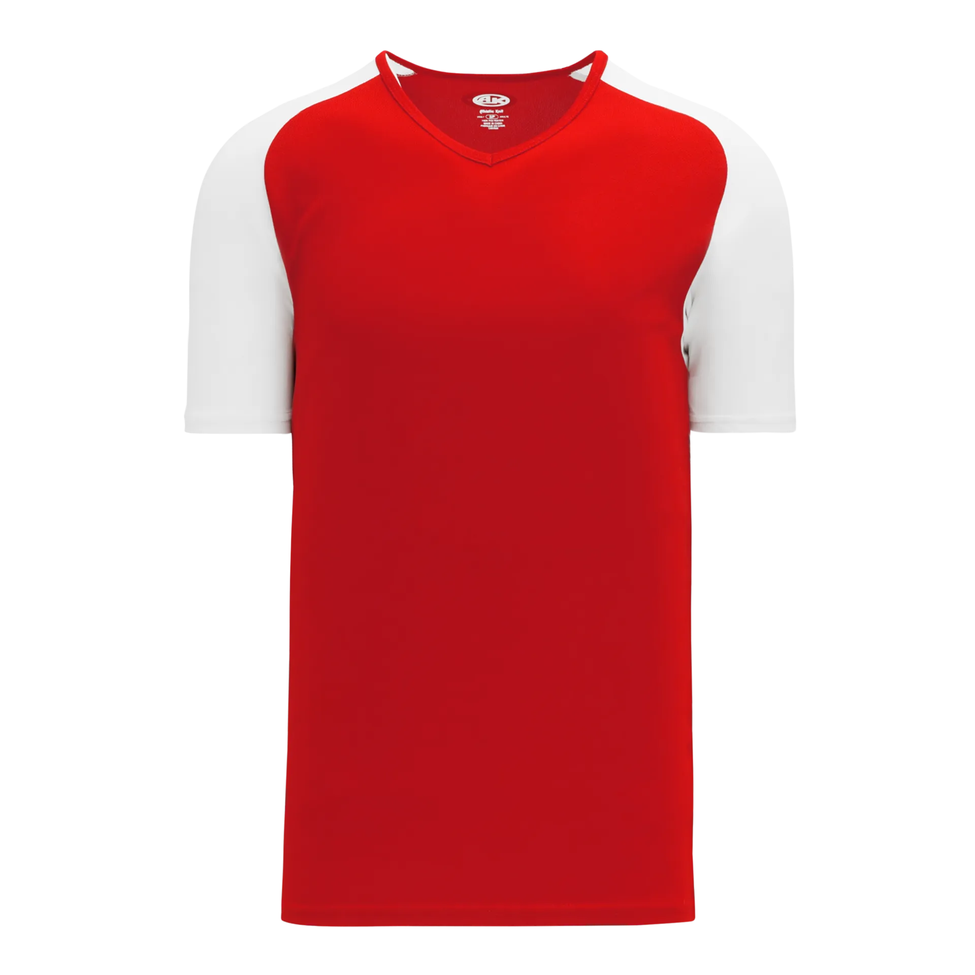 Athletic Knit (AK) S1375M-208 Mens Red/White Soccer Jersey