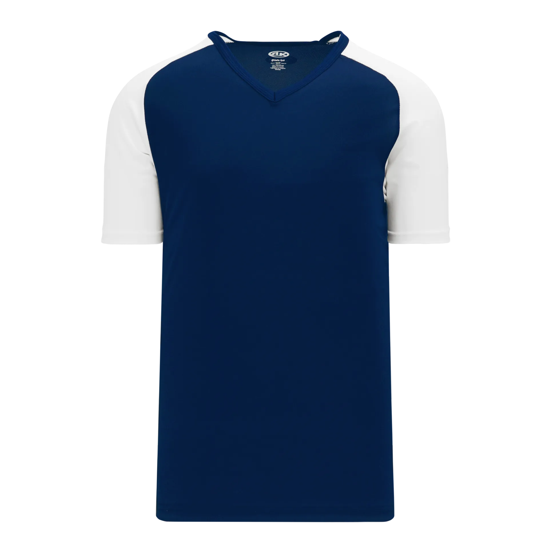 Athletic Knit (AK) S1375M-216 Mens Navy/White Soccer Jersey