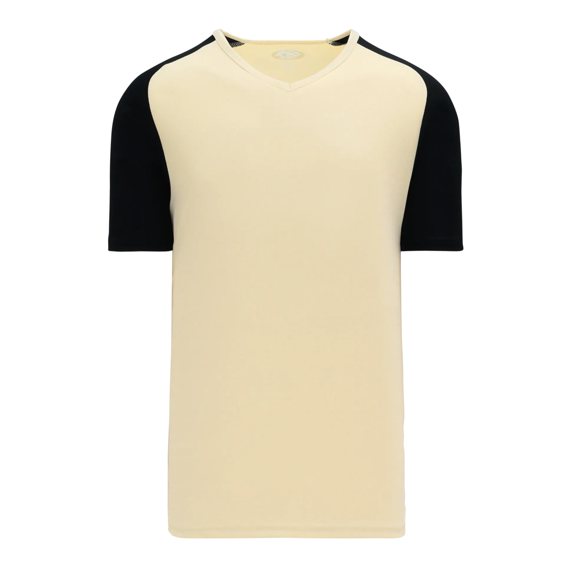 Athletic Knit (AK) S1375M-240 Mens Sand/Black Soccer Jersey